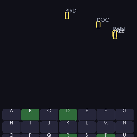 Typing Rain